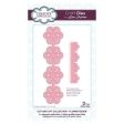 Creative Expressions Cut and Lift Collection Flower Edger Craft Die For Sale