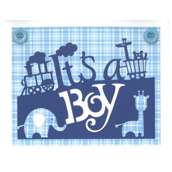 Creative Expressions Paper Cuts Collection - It s a Boy Edger Cheap