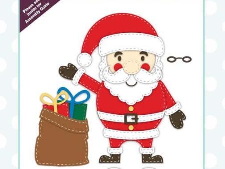 Stitched Collection Jolly Santa Craft Die Online now