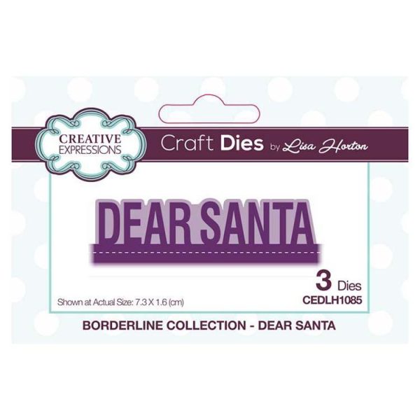 Creative Expressions Borderline Dear Santa Craft Die Sale