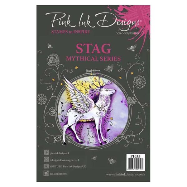 Pink Ink Designs Clear Stamp Stag For Cheap