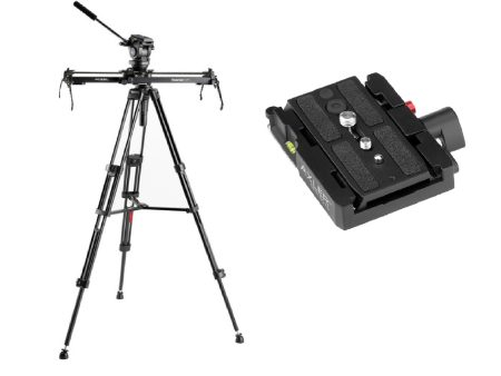 Acebil Travigo 600 Pro Slider Kit with I-705DX Dual Tripod System & Smart Eye 600 + Quick Release Assembly Online Hot Sale