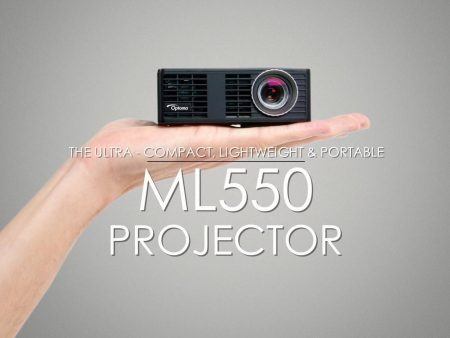 Optoma Technology ML550 3D Ready Mobile LED Projector Online Hot Sale