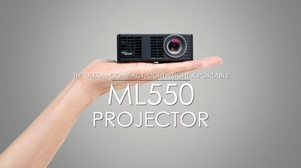 Optoma Technology ML550 3D Ready Mobile LED Projector Online Hot Sale