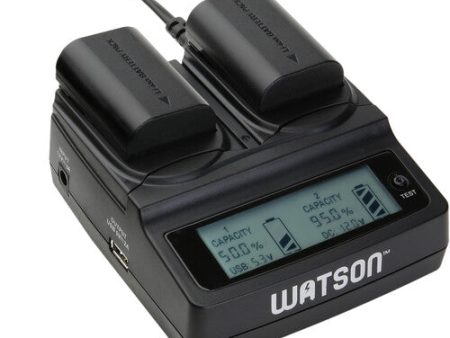 Watson Duo LCD Charger for Sony P, H, & V Series Batteries Fashion