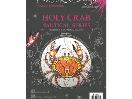 Pink Ink Designs Clear Stamp Holy Crab Online Hot Sale