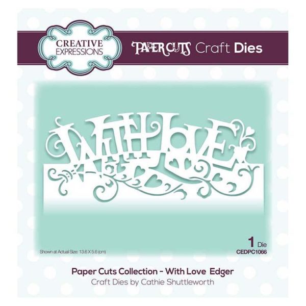 Creative Expressions Paper Cuts Collection - With Love Edger on Sale