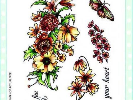 Creative Expressions A5 Clear Stamp Set Bouquet Online Sale