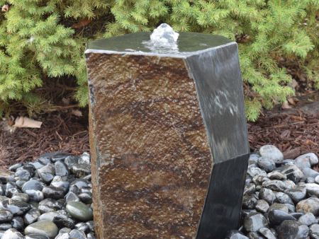 Bevel Sided Basalt Fountain Fashion