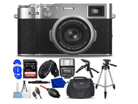 FUJIFILM X100Vi Digital Camera (Silver Black) - 12PC Bundle Online