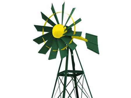 20 ft Tower Powder Coated Windmill Aeration System Hot on Sale