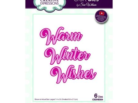 Noble Expressions  Winter Wishes Craft Die Online Hot Sale