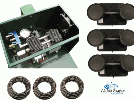 AirPro 1 2 HP Rocking Piston Pond Aerator Kit - up to 3 Acre Ponds Online