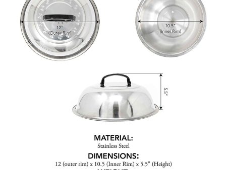 Stainless Steel - Cheese Melting Dome Online