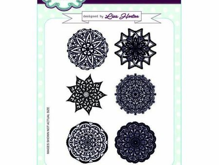 Creative Expressions Art Doilies A5 Clear Stamp Set Online now