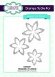 Creative Expressions Pinwheel Flower Pre Cut Stamp Discount