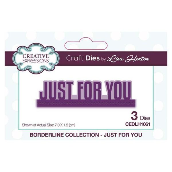 Creative Expressions Borderline Collection Just For You Online Hot Sale