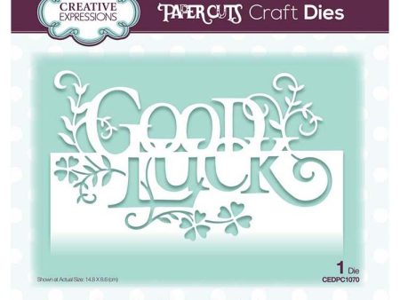 Creative Expressions Paper Cuts Collection - Good Luck Edger Online now