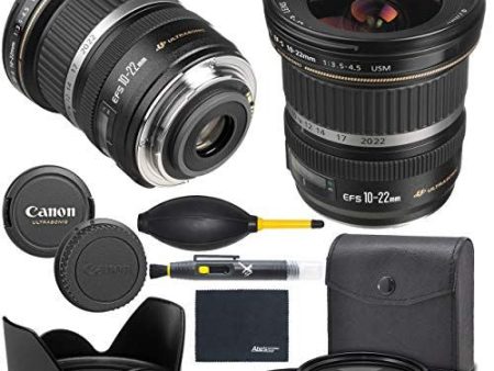 Canon EF-S 10-22mm f 3.5-4.5 USM Lens Basic Bundle Supply