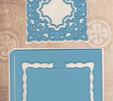 Joy! Crafts Cutting Die - Card Model Square + Chic Stencil For Cheap