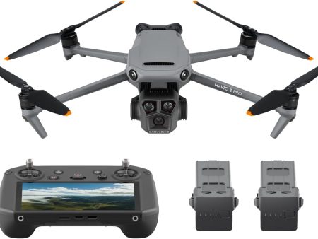 DJI Mavic 3 Pro Fly More Combo with DJI RC Pro (high-bright screen), 4 3 CMOS Hasselblad Camera, 3 Intelligent Flight Batteries, Charging Hub, FAA Remote ID Compliant, 4K Camera Drone for Adults Discount