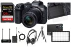 Canon EOS R7 Mirrorless Camera with 18-150mm Lens and Audio Recording Kit For Discount