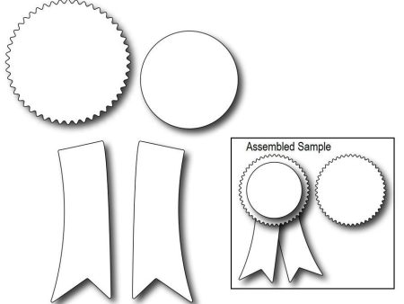 Frantic Stamper Precision Die - Seal and Ribbon Online Hot Sale