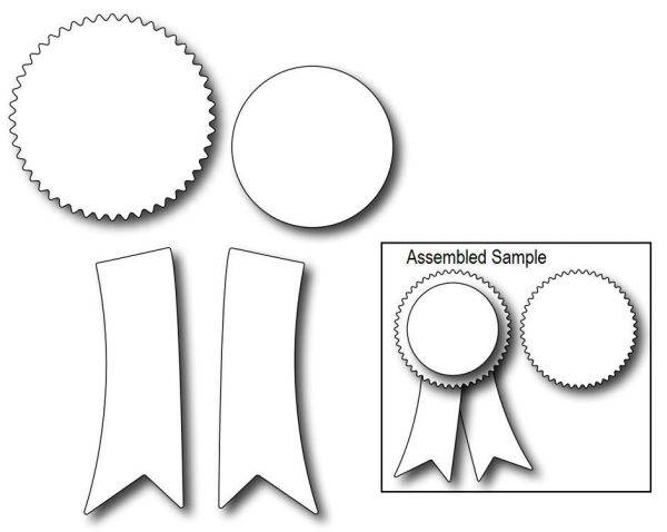 Frantic Stamper Precision Die - Seal and Ribbon Online Hot Sale