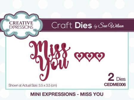 Mini Expressions Collection Miss You Die Sale