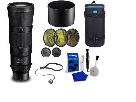 Nikon NIKKOR Z 180-600mm f 5.6-6.3 VR Lens + Filter Kit + Cap Keeper + Cleaning Kit Supply