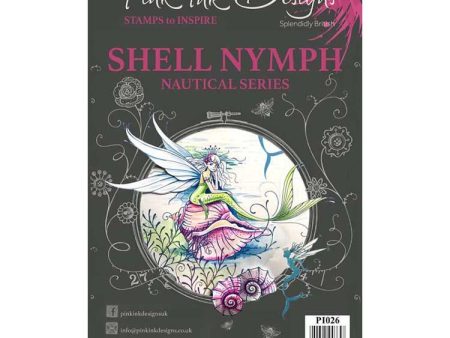 Pink Ink Designs A5 Clear Stamp Shell Nymph Discount