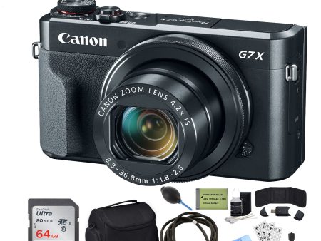 Canon PowerShot G7 X Mark II Digital Camera Starter Bundle Discount