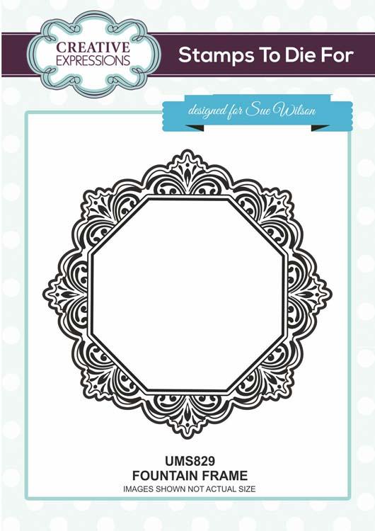 Creative Expressions Fountain Frame  Stamp Supply