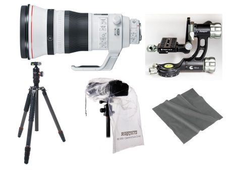 Canon EF 400mm f 2.8L IS III USM IS Lens with FotoPro X-Go Max CF Tripod Kit + Rain Cover on Sale