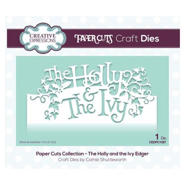 Creative Expressions Paper Cuts Collection - The Holly and the Ivy Discount