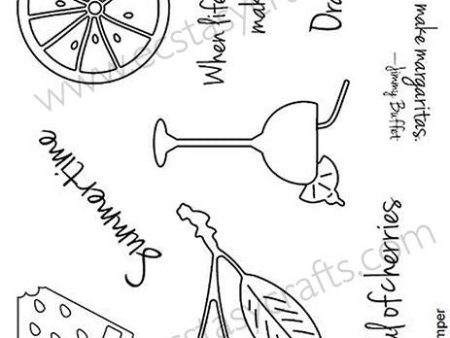 Frantic Stamper Clear Stamp Set - Summertime Fruits For Discount