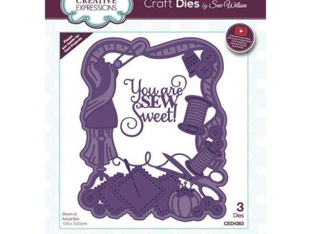 Creative Expressions Frames and Tags Collection Sew Sweet Hot on Sale