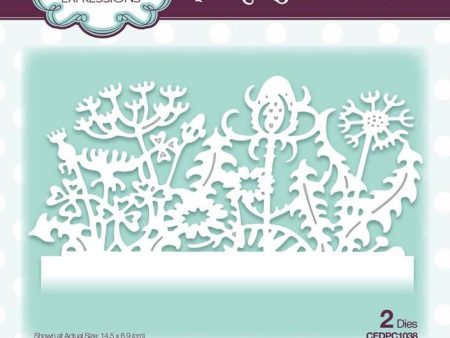 Paper Cuts Collection Thistle Patch Craft Die Cheap