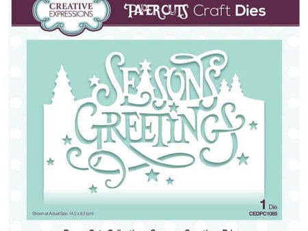 Creative Expressions Paper Cuts Collection - Seasons Greetings on Sale