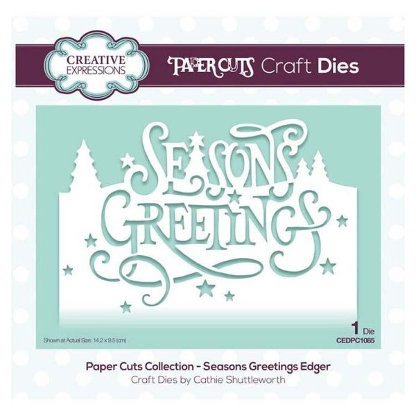 Creative Expressions Paper Cuts Collection - Seasons Greetings on Sale