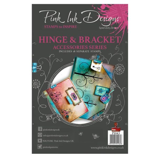 Pink Ink Designs Clear Stamp Hinge & Bracket For Sale