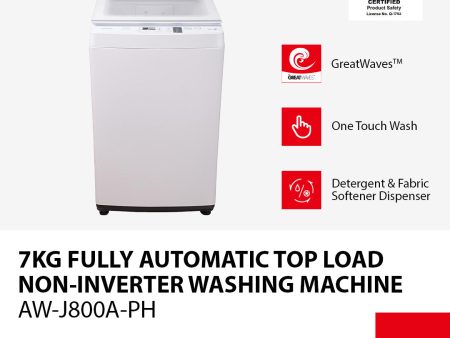 Great Value Matters Toshiba 7 KG Fully Auto Top  Load Washing Machine Online now