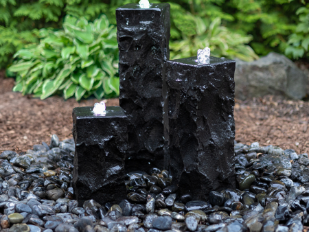 Ebony Basalt Fountain Complete Kit For Discount