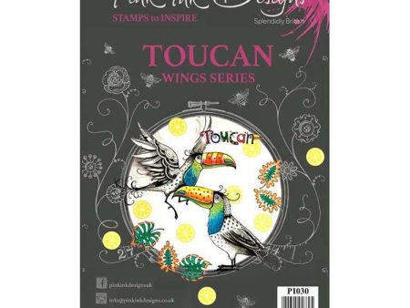 Pink Ink Designs A5 Clear Stamp Toucan Fashion