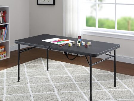 48  Fold-in-Half Table, Rich Black For Discount