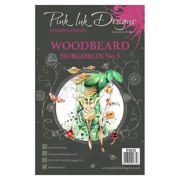 Pink Ink Designs A5 Clear Stamp Woodbeard Online Hot Sale