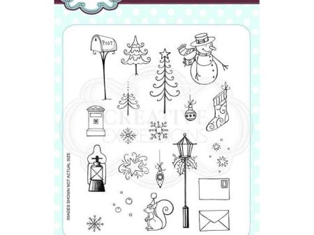 Creative Expressions Wintery Icons  A5 Clear Stamp Set Fashion