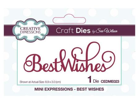 Creative Expressions Mini Expressions Best Wishes Fashion