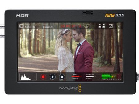 Blackmagic Design Video Assist 5  12G-SDI HDMI HDR Recording Monitor on Sale