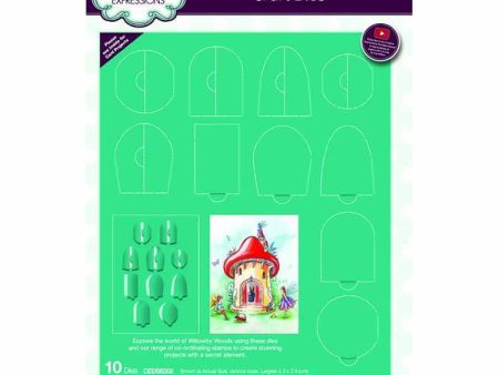 Creative Expressions Willowby Woods Collection - Fairy Doors Craft Die on Sale